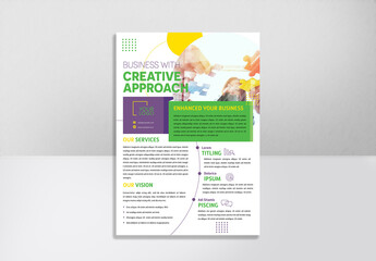 Creative Colorful Flyer Layout