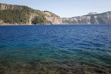Beautiful Crater Lake National Park in Late Summer