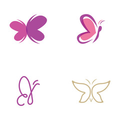 Obraz na płótnie Canvas Beauty Butterfly icon design