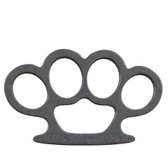 3d rendering illustration of brass knuckles