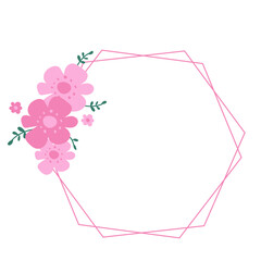 wreath foliage monogram wedding frame