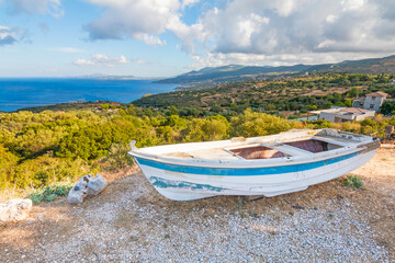 Fototapeta na wymiar Beautiful summer day on Zakynthos Island - Greece. Sea View