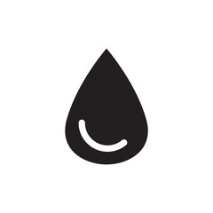 Water Drop Icon Vector Illustration