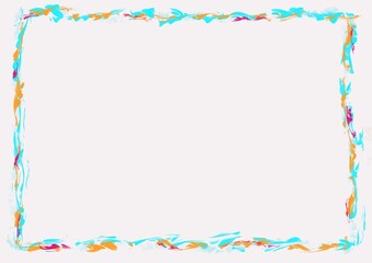 カラフルフレーム　額縁