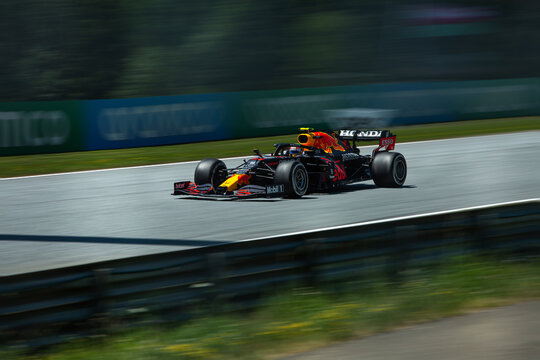 Spielberg, Austria. 3 July 2021. Max Verstappen of Red Bull Racing on track during qualify of Formula 1 Gran Prix 2021 of Austria