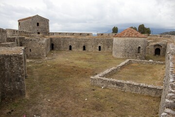 Fototapeta na wymiar Venetian Triangular Castle, Buthrotum Triangular Castle, Butrint - Albania