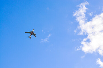 airplane in the sky