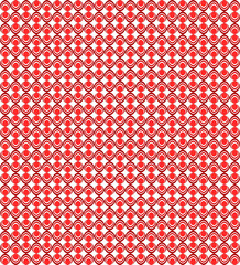 Red Geometric Pattern