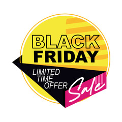 black friday, template icon