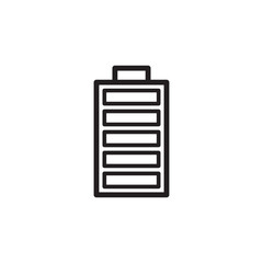 Battery Icon Vector Illustration Style