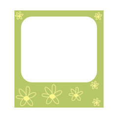 cute photo frame hand drawn