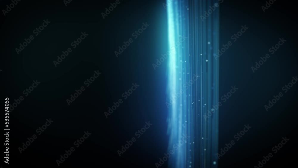 Poster abstract swirling and flowing lines background/ 4k animation of an abstract wallpaper technology bac