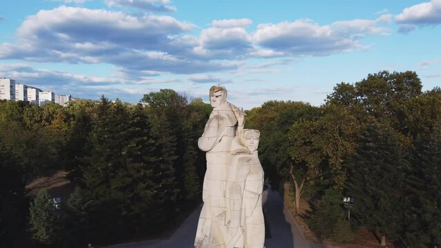 Memorial pantheon in the seaside park in Varna, Bulgaria. 