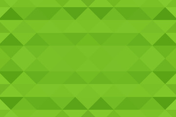 Fototapeta na wymiar Green mosaic pixel background, geometric texture from green trianguls. A backing of mosaic trianguls. Light green background for post, screensaver, wallpaper, postcard, poster, banner, cover