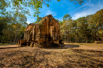 Temple in Sambor Preikuk, Cambodia
