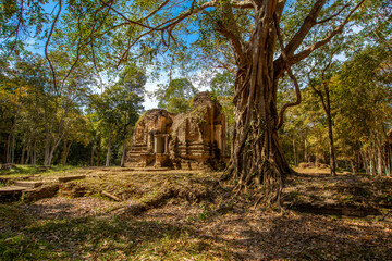 Temple in Sambor Preikuk, Cambodia