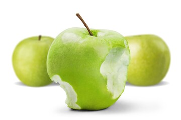 Tasty fresh ripe juicy apples fruits