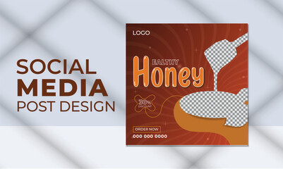 Set of Editable square banner template design for Fast food restaurant business marketing social media post, Food  post template design, Food social media post collection card template.