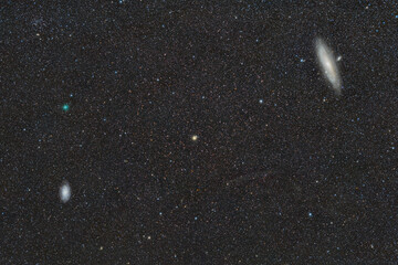 M31, M33 and comet - Nov 30, 2018 - Poland