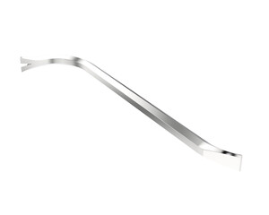 Crowbar on transparent background. 3d rendering - illustration