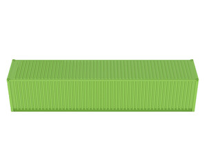 Container on transparent background. 3d rendering - illustration