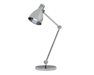 Modern desk lamp on transparent background. 3d rendering - illustration