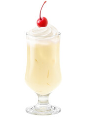 フロートグラス ミルクセーキ イラスト 