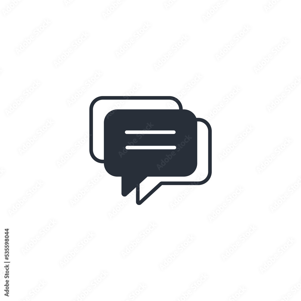 Poster message thin line icons. vector illustration isolated on white. editable stroke.