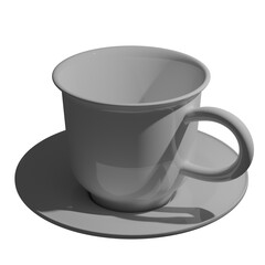 Coffee Cup isolated transparant background.