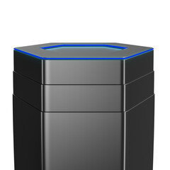 Podium Grey in 3d render