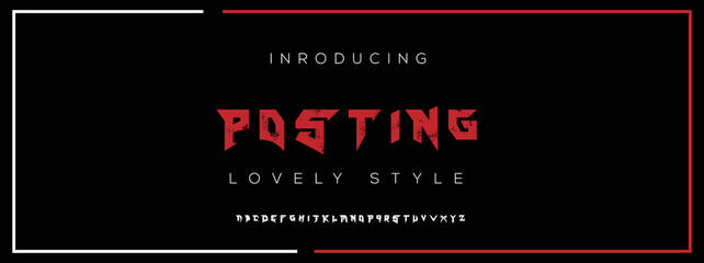PASTING Minimal urban font. Typography with dot regular and number. minimalist style fonts set. vector illustration
