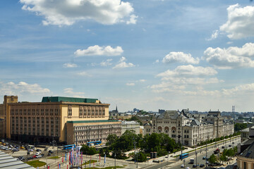 Fototapeta premium view of the city
