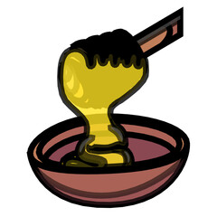 Download flat icon of honey 