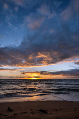 Fototapeta na wymiar Kauai Ocean sunrise