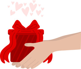 Christmas ornaments. wrapping paper. Christmas print supplies. Merry Christmas Party People Celebrating Christmas Flat Illustration