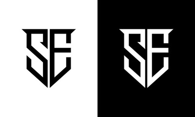 letter se logo design