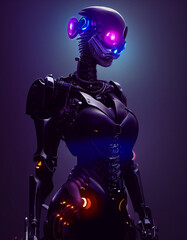 3D Metaverse Robots Illustration