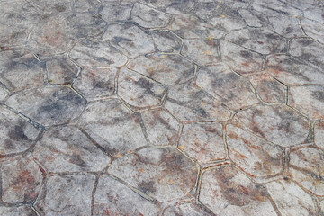 Beautiful wall stone and floor or ground texture pattern Mexico.