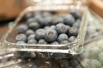 arandanos envase de plastico