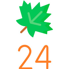 thanksgiving mapple leaf icon