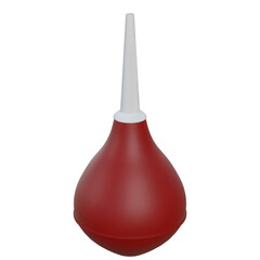 3d rendering illustration of a bulb syringe