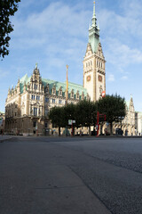 Fototapeta premium Rathaus Hamburg