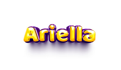 name of girls bubbly celebration decoration hanging air balloon shiny ariella