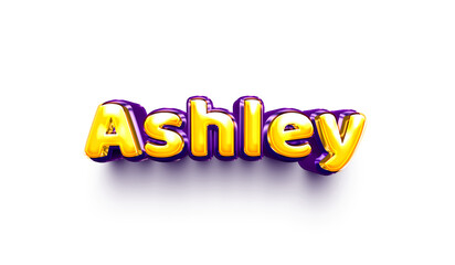 name of girls bubbly celebration decoration hanging air balloon shiny ashley