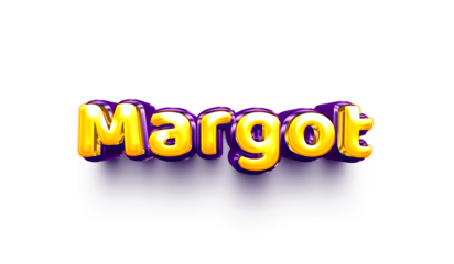 name of girls bubbly celebration decoration hanging air balloon shiny margot