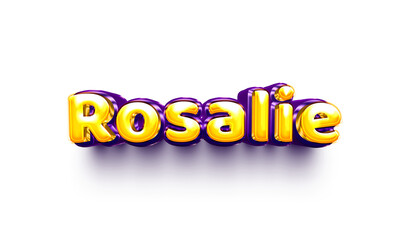 name of girls bubbly celebration decoration hanging air balloon shiny rosalie 
