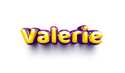 name of girls bubbly celebration decoration hanging air balloon shiny valerie