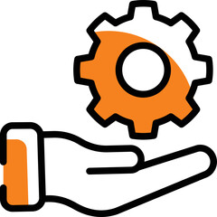 Solution vector icon