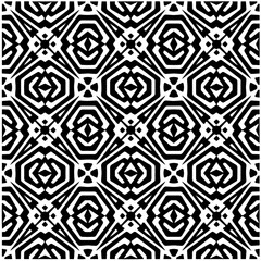 Design seamless monochrome geometric pattern. Abstract background. Vector art.Perfect for site backdrop, wrapping paper, wallpaper, textile and surface design. 