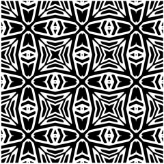 Design seamless monochrome geometric pattern. Abstract background. Vector art.Perfect for site backdrop, wrapping paper, wallpaper, textile and surface design. 